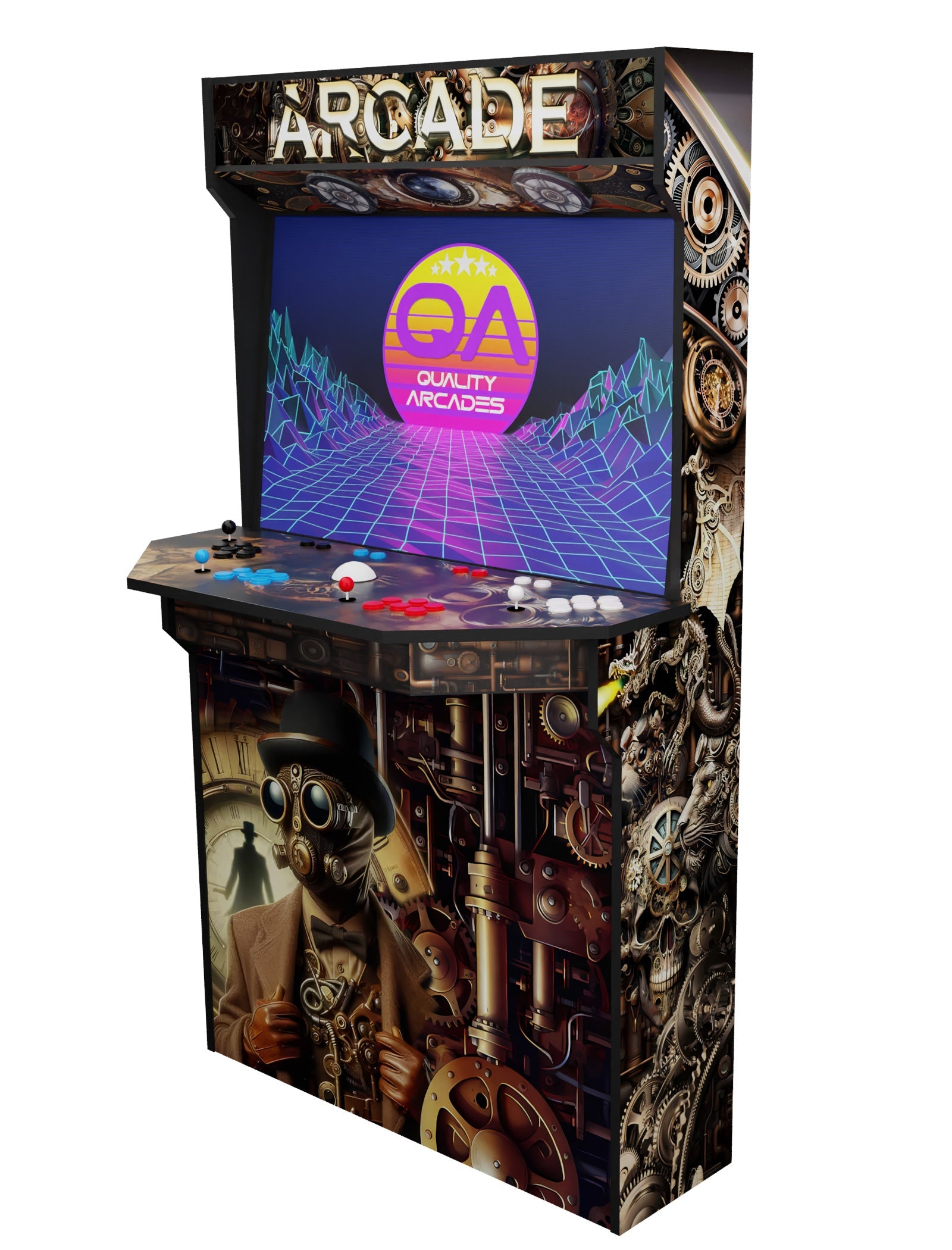 Hexacade™ Arcade Machine (Full Wrap)