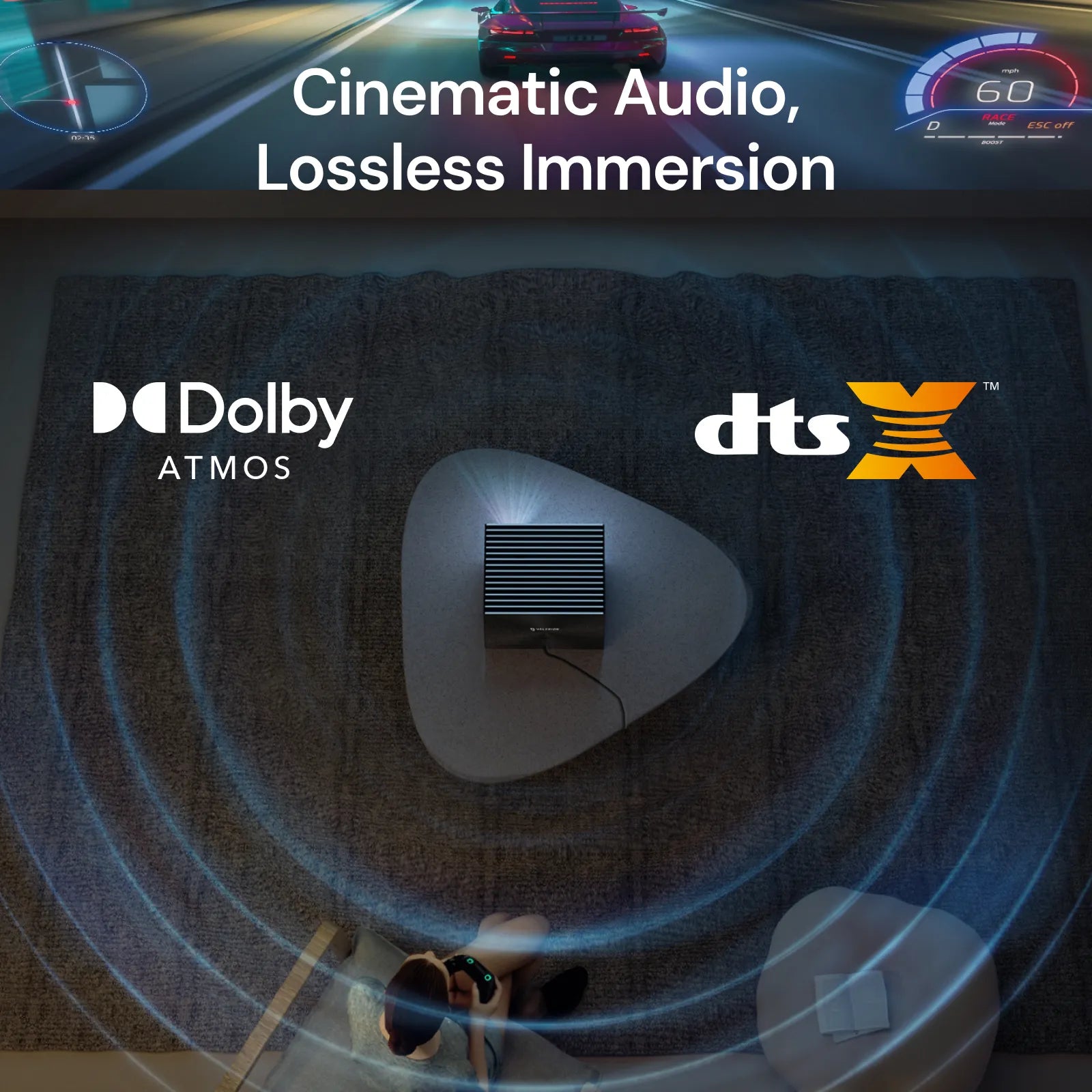 Valerion StreamMaster Plus 2 & Plus | 4K RGB Triple Laser Gaming/Theater Projector