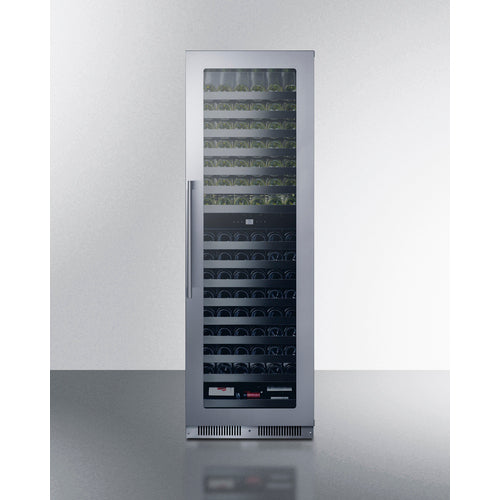 SUMMIT SDHWC98 24" Wide Dual Zone Wine Cellar