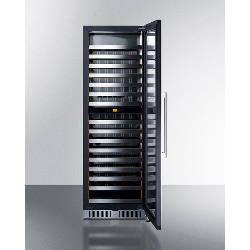 SUMMIT SDHWC98 24" Wide Dual Zone Wine Cellar