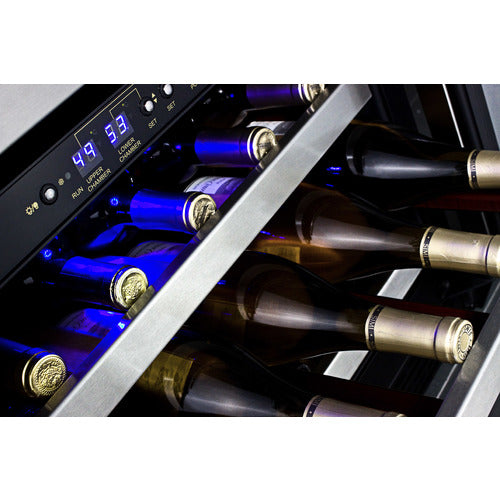 SUMMIT SWC530BLBISTADA 24" Wide Built-In Wine Cellar, ADA Compliant