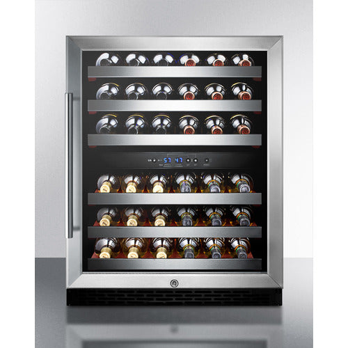 SUMMIT SWC530BLBISTADA 24" Wide Built-In Wine Cellar, ADA Compliant